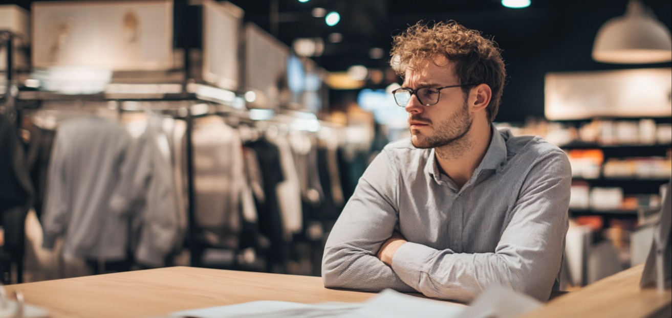 Assistant Store Manager Frank avoids uncomfortable conversations