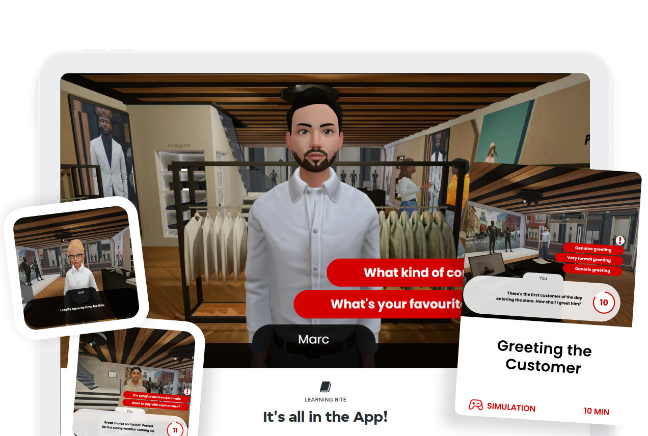 Interact with customers