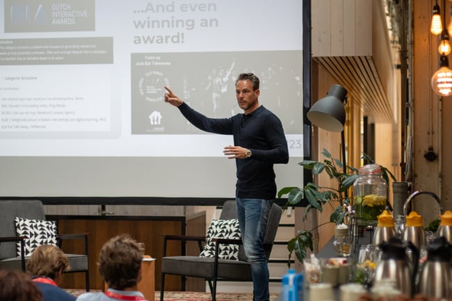 Sjoerd Boermans about the Courier Mission Game during GROW23