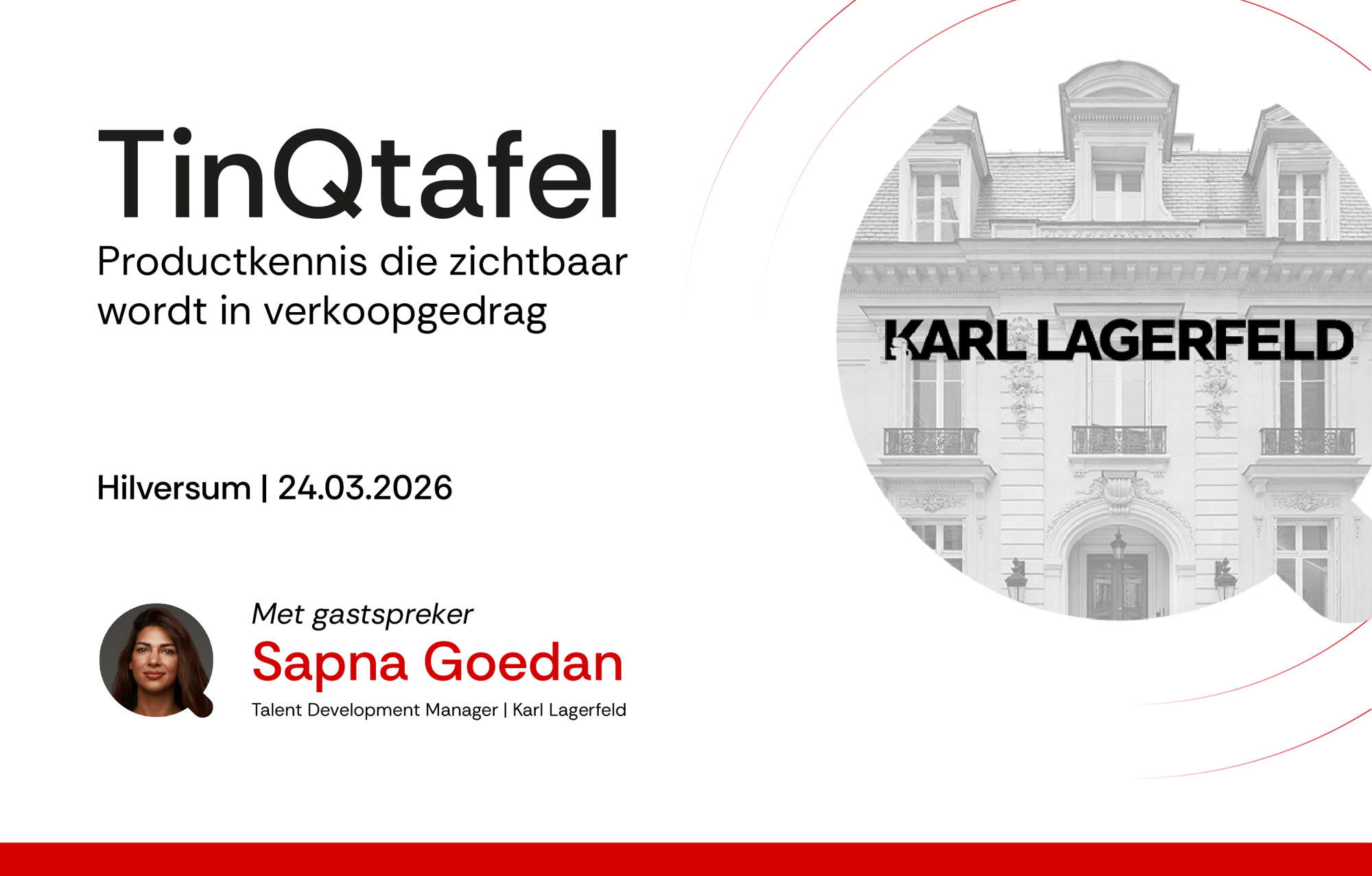 TinQtafel 24.03.2026 gebouw Karl Lagerfeld