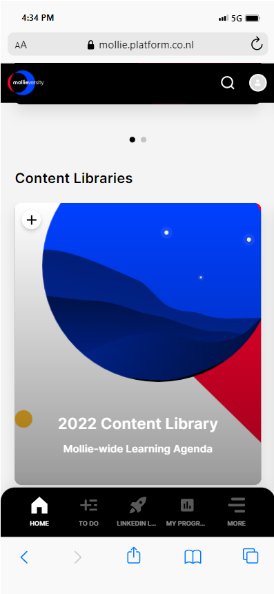 Content Library Mollieversity