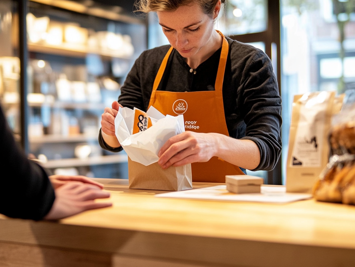 Medewerkers in de winkel