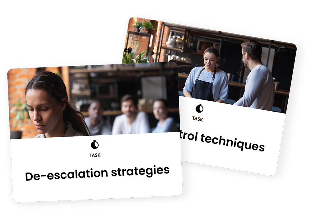How to handle aggressive customers 